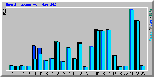 Hourly usage for May 2024